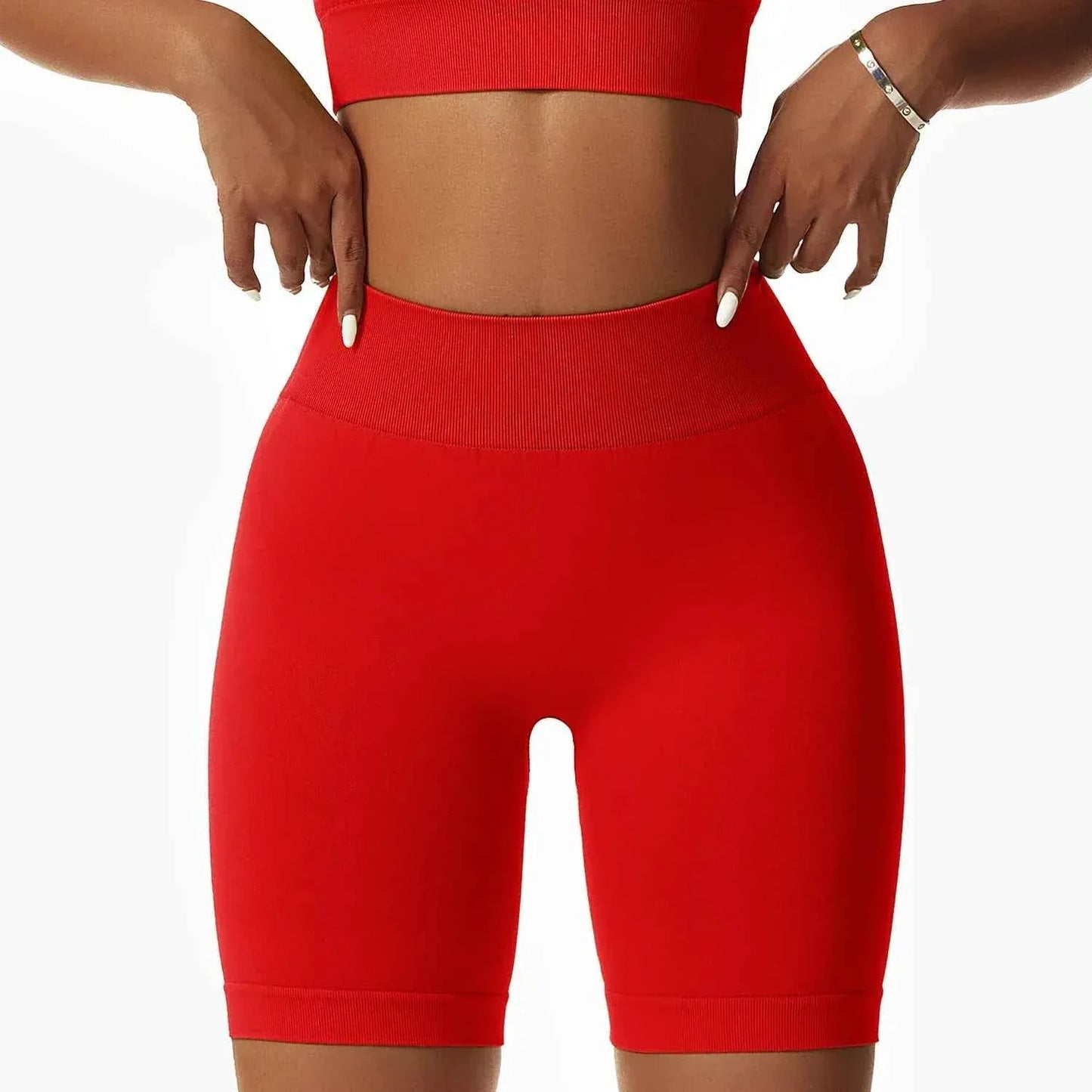Leggings Yoga Set for Women - Seamless Bra Top and Scrunch Leggings Fitness Sport Suit