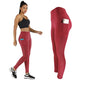 2023 New  Mesh pocket yoga pants  buttock pants Four-Way Stretch exercise Fitness Yoga Pants