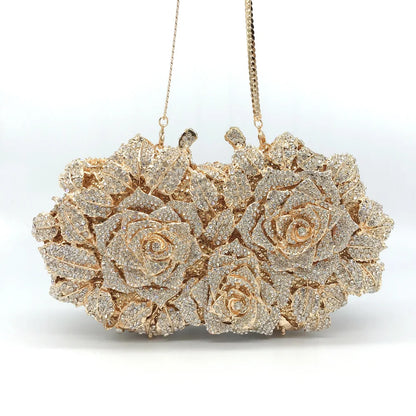 Women's Crystal Clutches Cocktail Purse