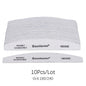 10pcs/Lot Professional Wooden Nail Files 180/240 Buffer 100/180 Grey Boat Wood Sandpaper Block Gel Polisher Sanding Nail Files