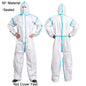 Disposable Breathable Dustproof Water Oil Resist Work Safety Clothing Anti Dust Spary Painting Decorating Labour Overall Suit