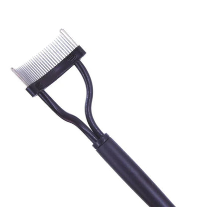 Eyelash Curler Beauty Makeup Lash Separator Foldable Metal Eyelash Brush Comb Mascara Curl Beauty Makeup Cosmetic Tool