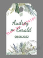 100 pcs/ set Personalised Gift Tags, Gift Tags, Handwritten Kraft Wedding Favour Label Custom