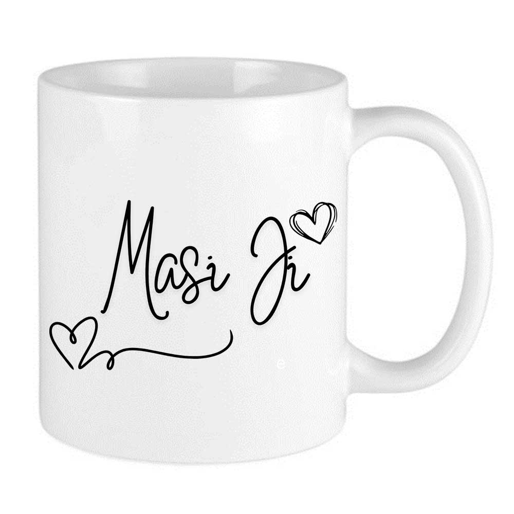 Masi Ji Handwritten Hearts Mug