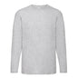 Mens Crew Neck Essential Long Sleeve Cotton T Shirt