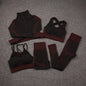 2/3/5 PCS Seamless Women Yoga Set Workout Sportswear Gym Clothing Fitness Long Sleeve Crop Top High Waist Leggings Sports Suits