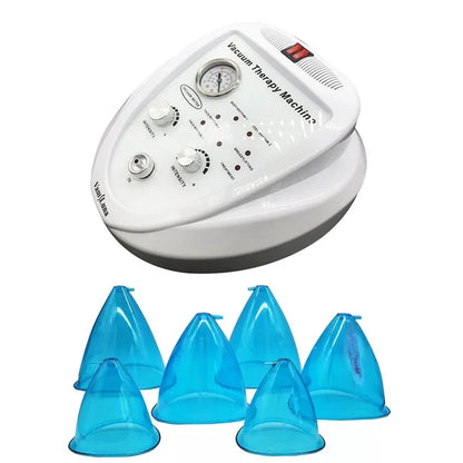 Breast Pump Vacuum Therapy Machine Massager Buttocks Lifting Machine BBL Scraping Cup Female Massage Colombian Buttocks Lifting