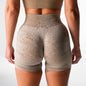 Women's Active Running Exercise Shorts Soft Stretchy Seamless Spandex/Nylon Four-Way Stretch Plus Size Fitness Pants Sexy