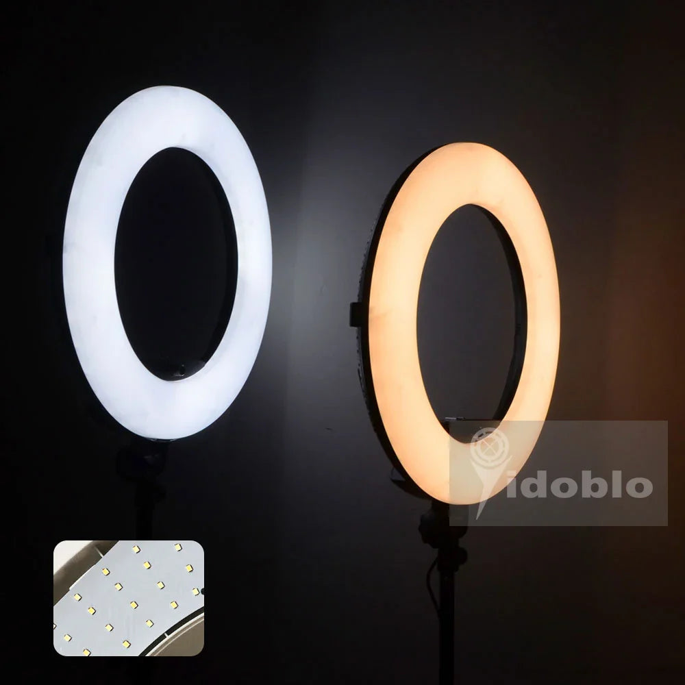 96W Ring Light Photography Led Ring Lamp 2700-10000k With Mobile Holder Tripod Stand Ringlight kit For Live Video Streaming
