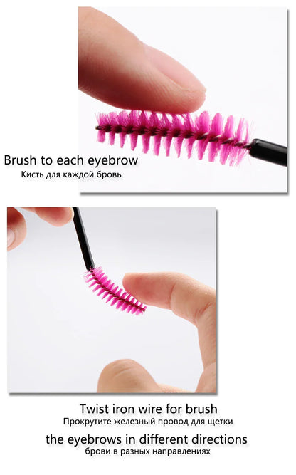 5-50PCS Crystal Eyelashes Brush Comb Eye Lashes Extension Mascara Wands Makeup Professional Makeup Beauty Tool Eye lashes Brush