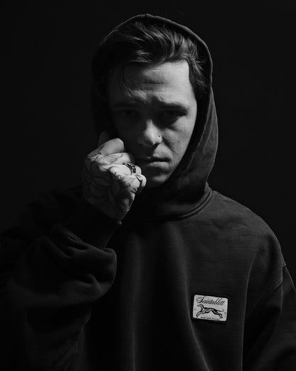 HOOD 001 - Washed Black