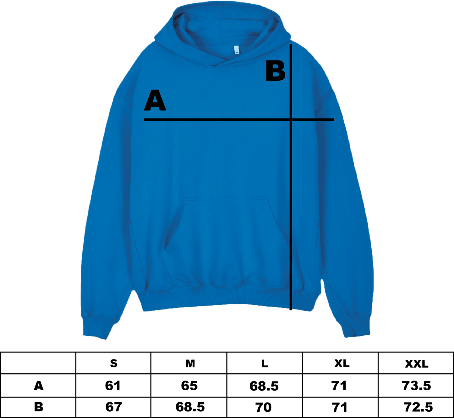 SUNRISE HOODIE COBALT BLUE