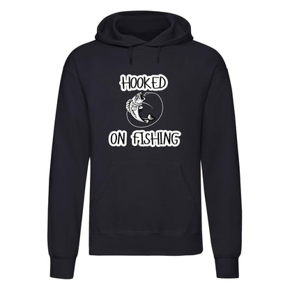 Hooked on Fishing Printed Hoodie-3