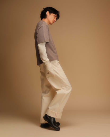 TROUSER 001 - Ecru