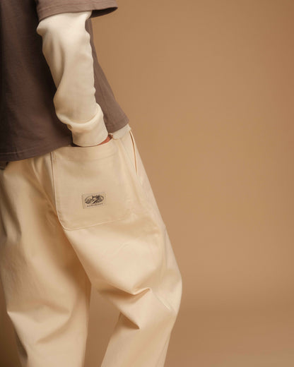 TROUSER 001 - Ecru