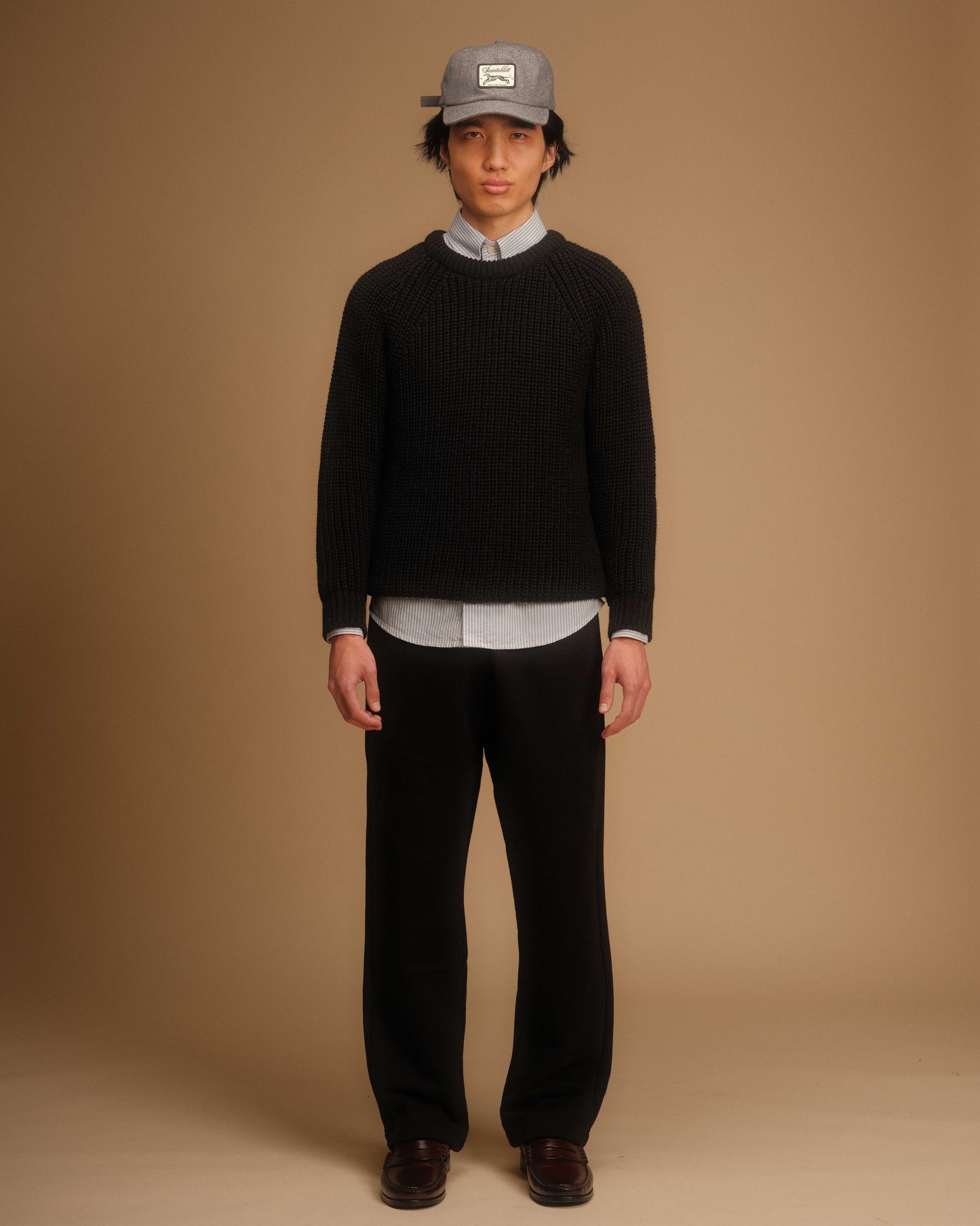 FISHERMAN KNIT 001 - Black