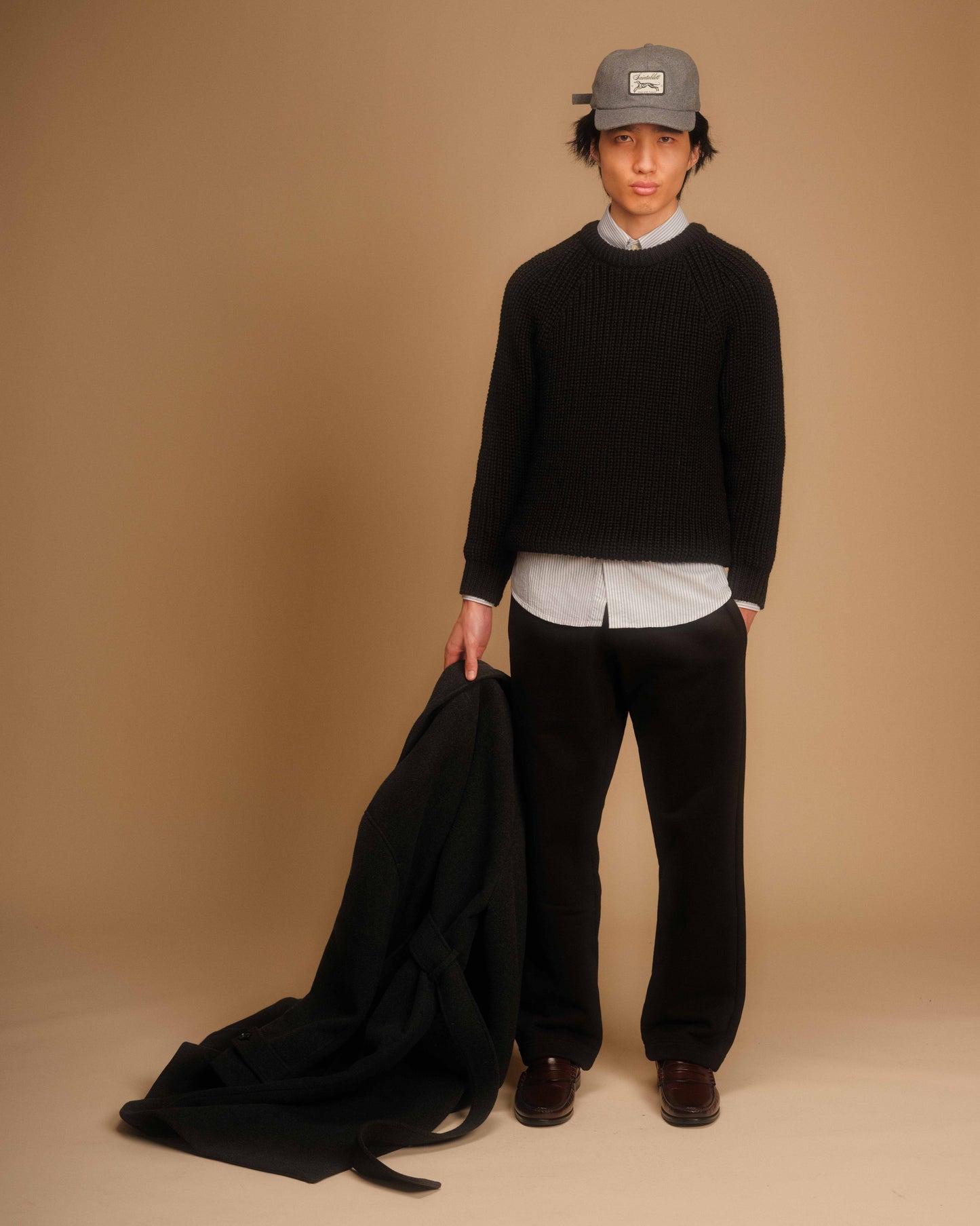 FISHERMAN KNIT 001 - Black