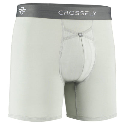 IKON X Men's 6" Boxers - Silver/Charcoal