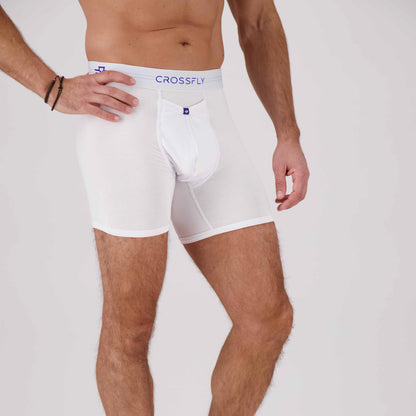IKON X Men's 6" Boxers - white