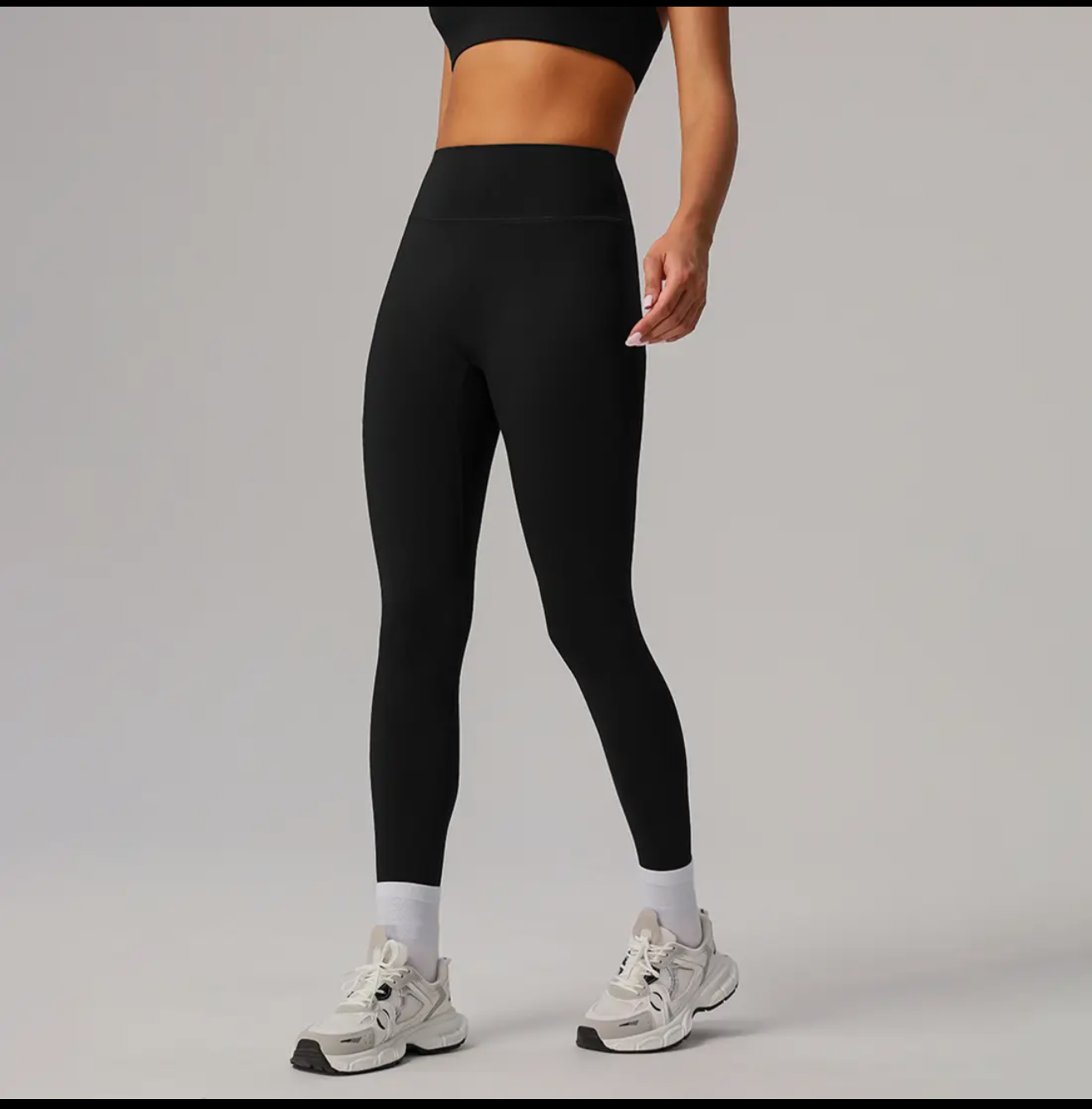 Eclipse Seamless Contour Leggings – Jet Black-2