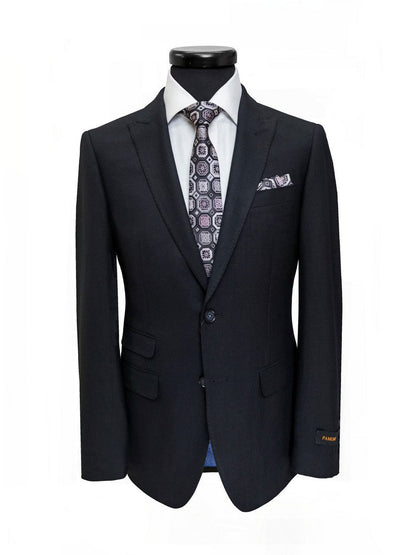 Black Two Button Slim Fit Suit