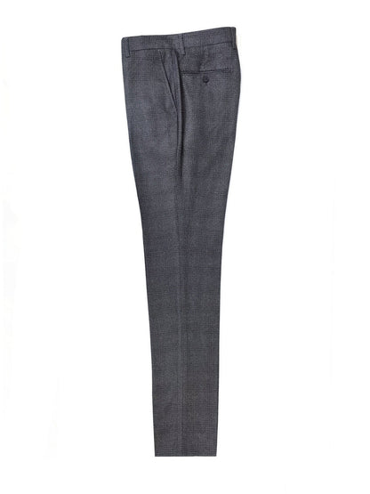 Dark Grey Prince Of Wales Check Double Breasted Suit