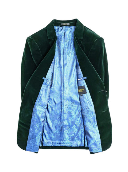 Green Velvet Blazer