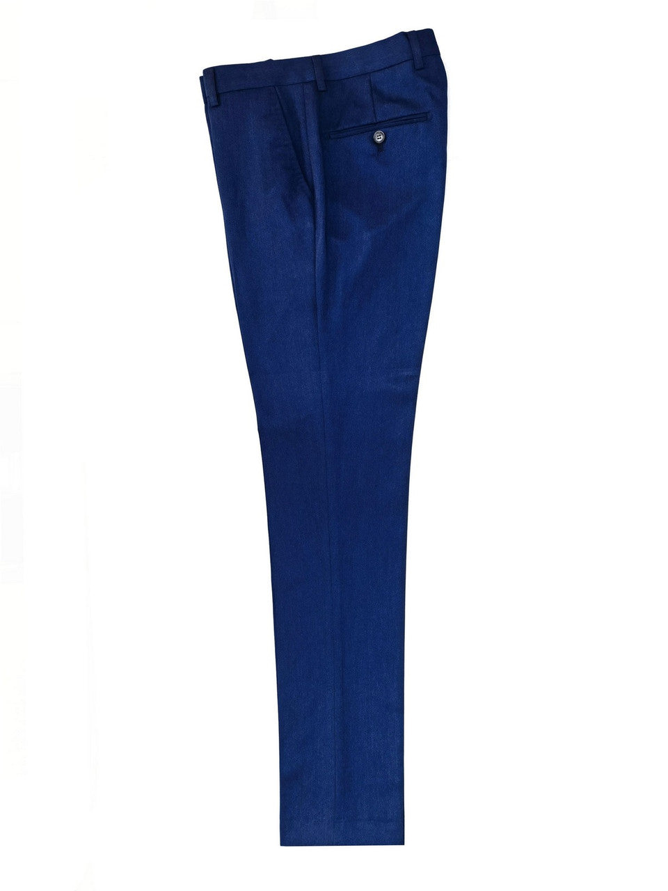 Midnight Blue Double Breasted Suit With Gold Button