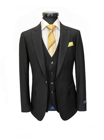 Black 3-Piece Slim Fit Suit