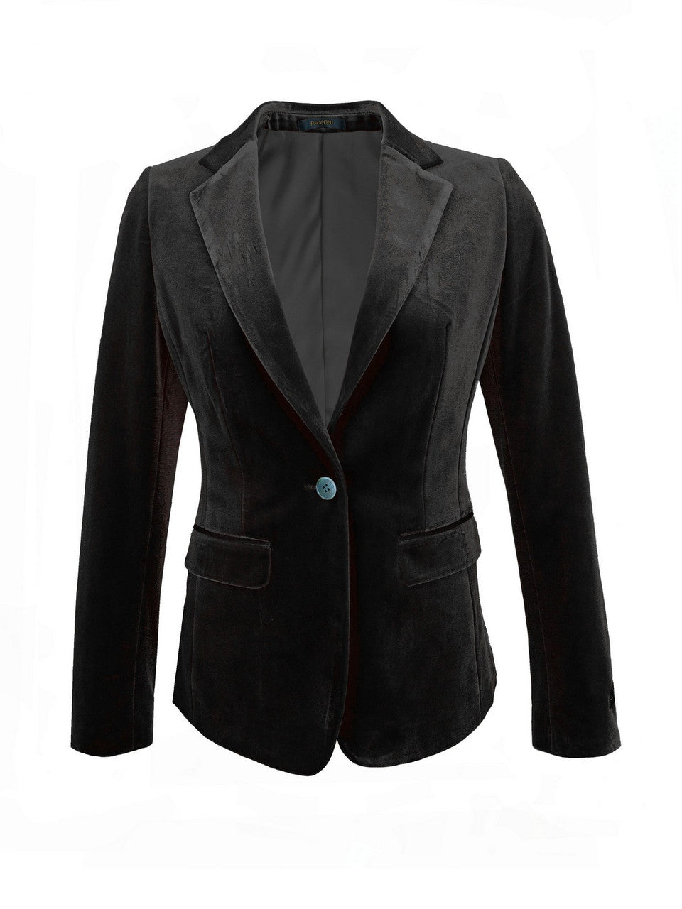Women's Black Velvet Blazer