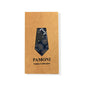Navy Brown Paisley Check Tie & Pocket Square Set