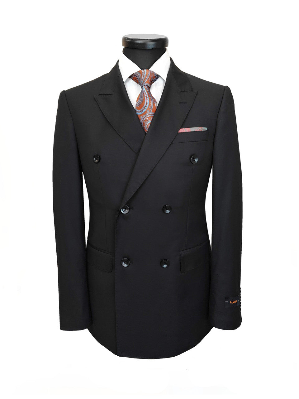 Black Double Breasted Suit