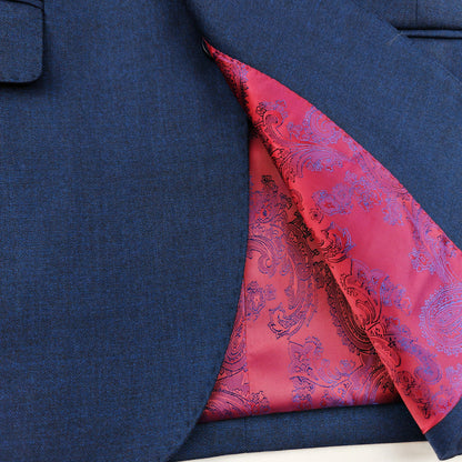 Navy Blue 2 Button 3-Piece Slim Fit Suit