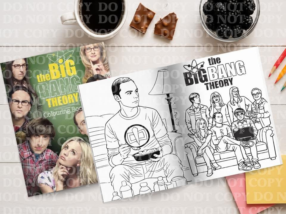 Big bang colouring book