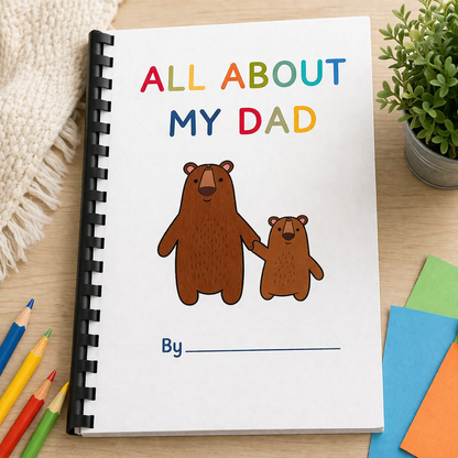 All about my dad 8 page book