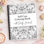 Self Care Coloring Book with Daily Journal