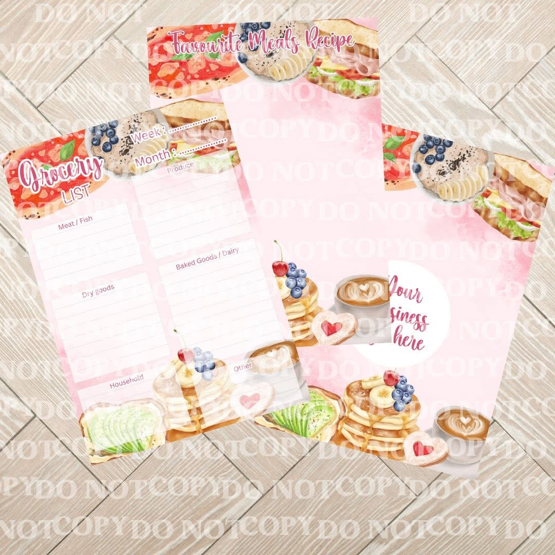 Meal planner book