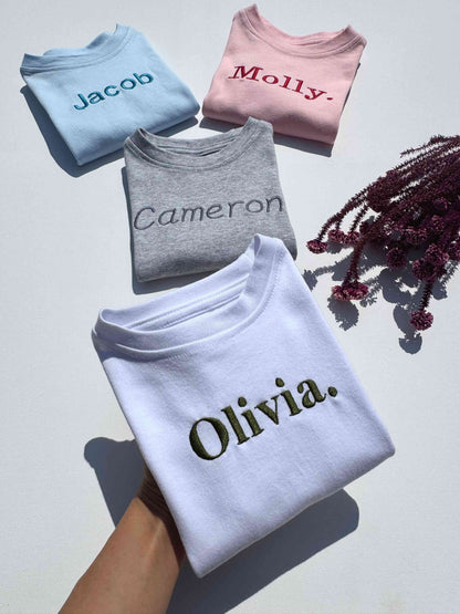 Essential Grey Premium Crewneck Personalised T-shirt