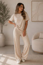 Side Cinched Flared Trouser Set
