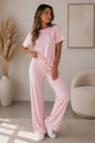 Side Cinched Flared Trouser Set