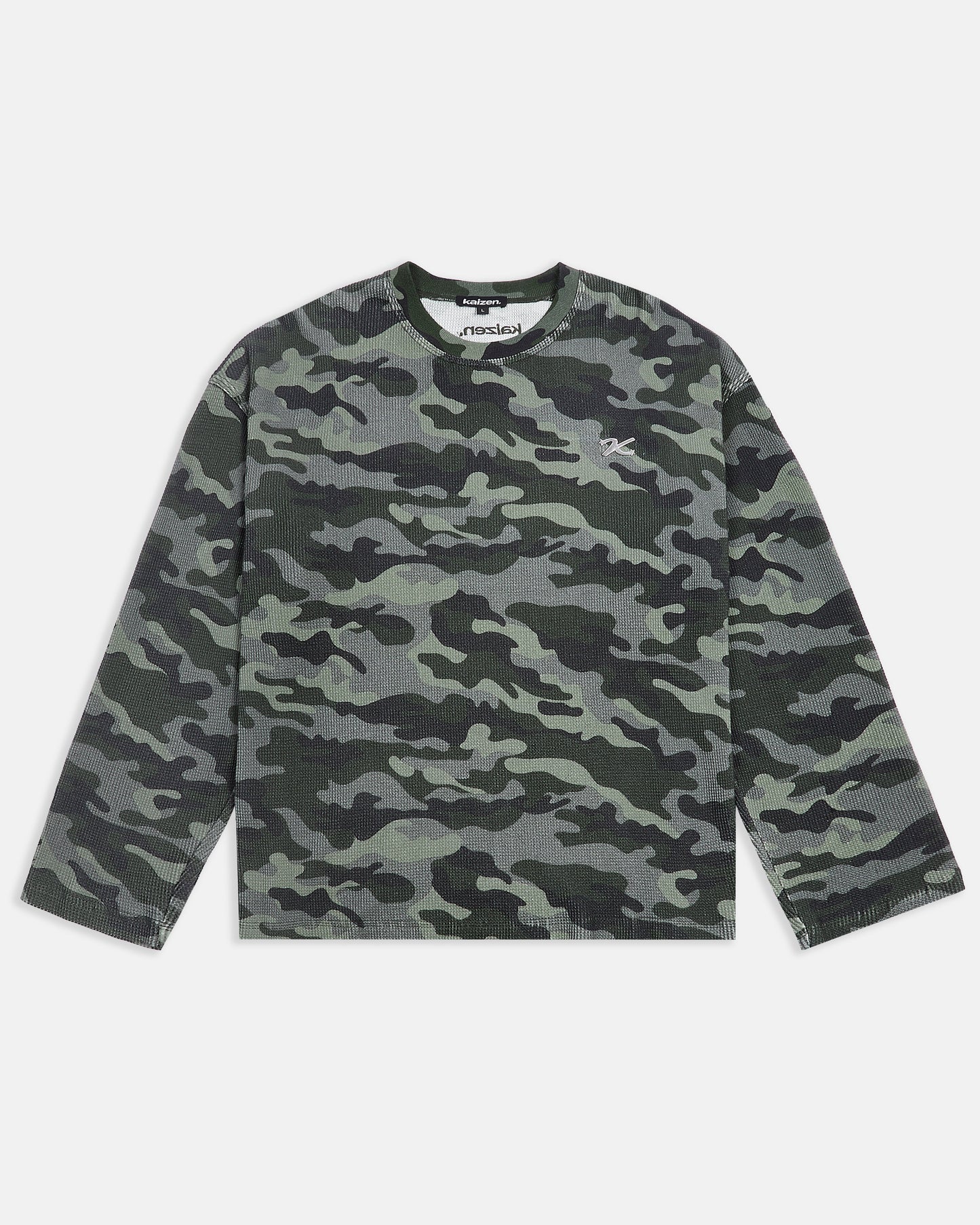 CAMO WAFFLE LONGSLEEVE
