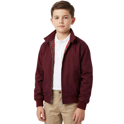 Unisex Kids Classic Harrington Retro Jacket