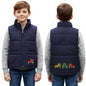 Unisex Kids Embroidered Tractor Pony Pheasant Padded Gilet