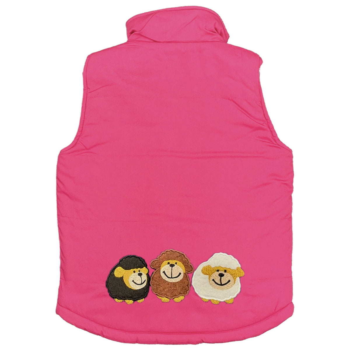 Unisex Kids Embroidered Tractor Pony Pheasant Padded Gilet
