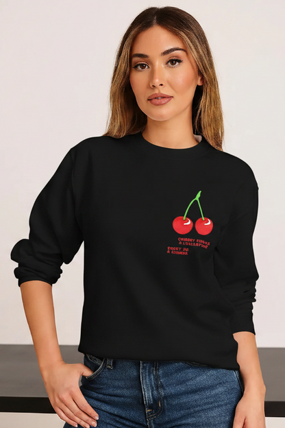 Ladies Cherry Perfection Sweatshirt