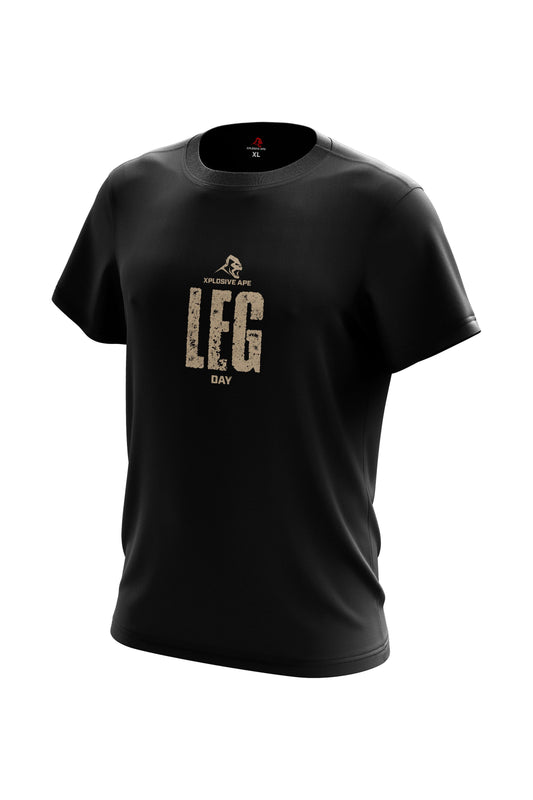 XAPE Leg Day V2 Tee - Black