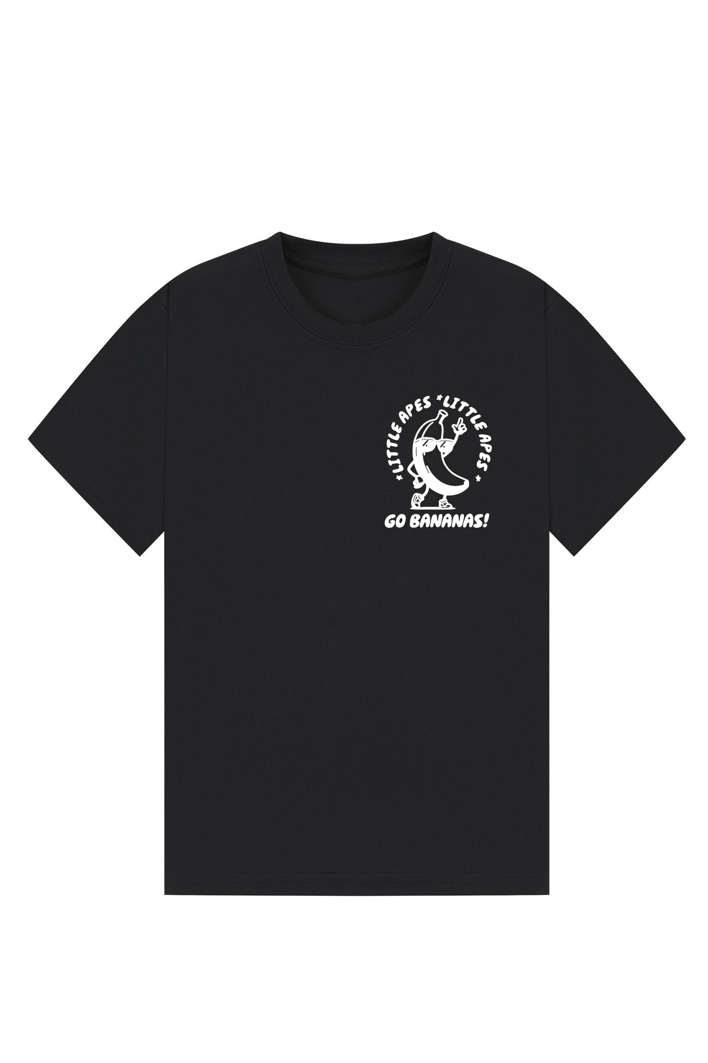 Little Apes Go Bananas Tee - Black