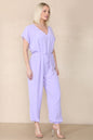 Tie Waist Stylish Harem Jumpsuit