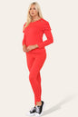 Frilled Sleeves Set Shoulder Golden Button Lounge Wear Suit