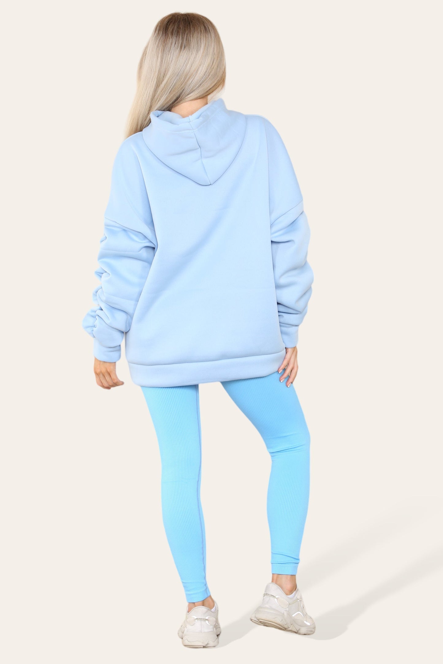High Waist High Rise Seamless Ribbed Legging
